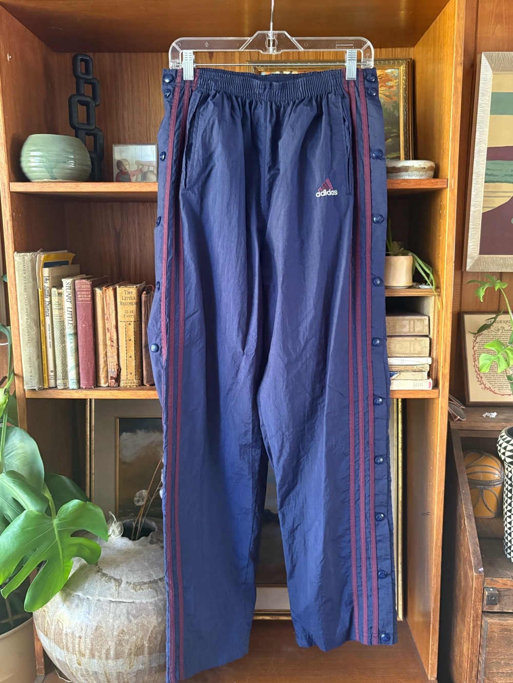 Y2K Adidas Tear Away Track Pants L